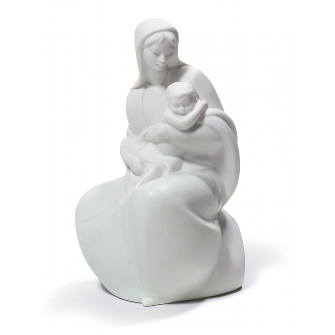 Madonna con bambino statuetta lladro