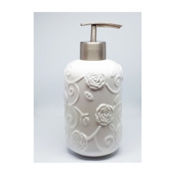 Bloomingville - Dispenser per sapone in porcellana bianca - LivingDecò