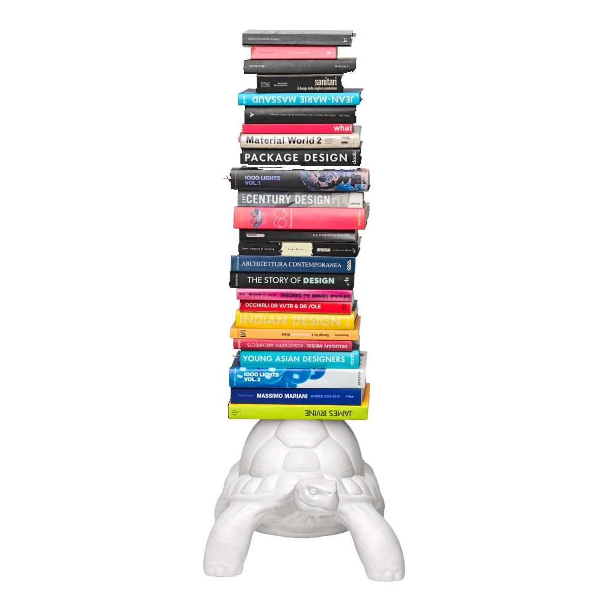 Turtle Carry Bookcase white Qeeboo