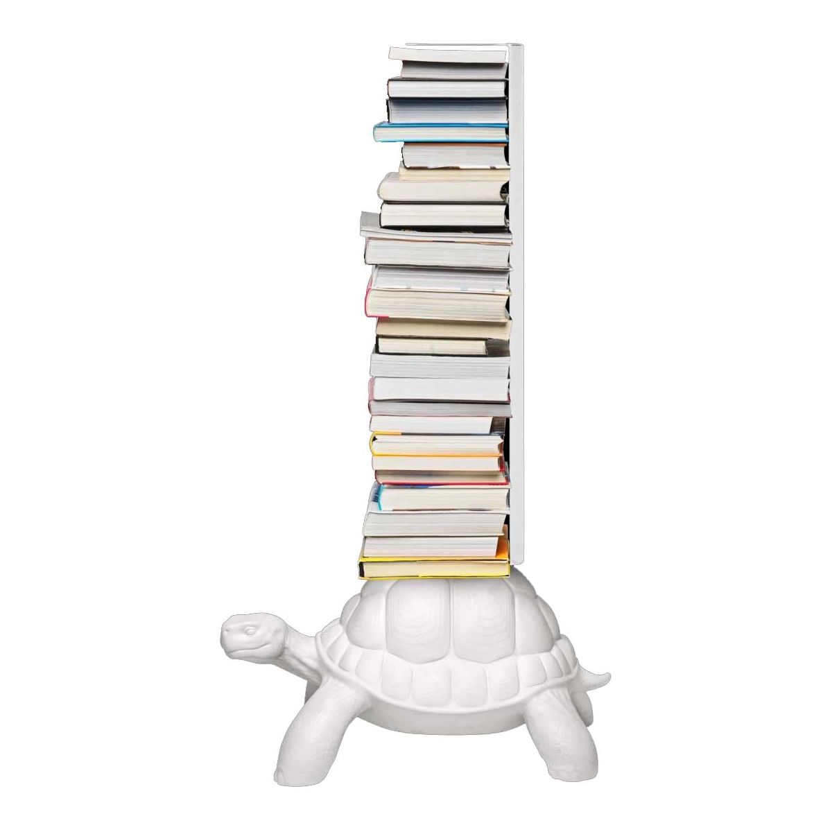 Turtle Carry Bookcase white Qeeboo