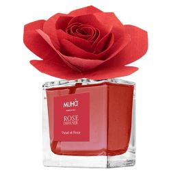 Diffusore rosa rossa 100ml petali di rosa Muhà