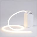 Lampada In Resina A Led Milkglow Cm.10X10 H.22