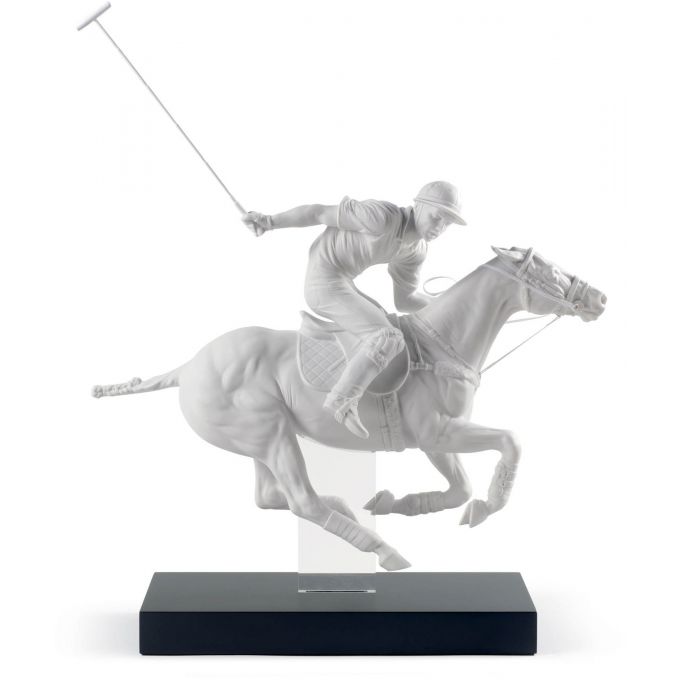 Statua Giocatore Di Polo Lladrò