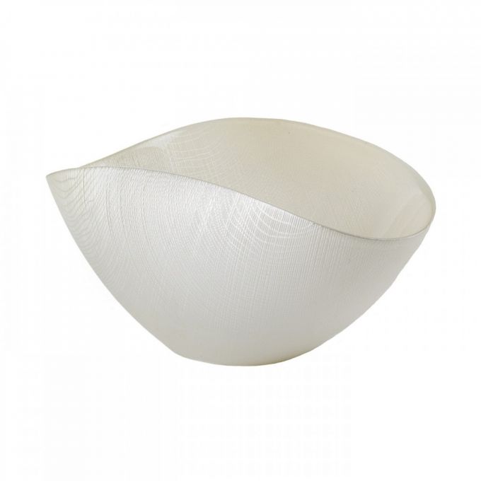 Coppa burano bianco perla 28 x 14 cm onlylux Rogaska