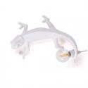 Lampada In Resina Chameleon Lamp Left-Going Up White Seletti