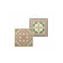 Decoration Le Cementine Matt Set 2 Pz Ceramica/Sughero Brandani