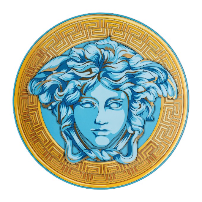 Segnaposto 33 cm Medusa Amplified Azzurro Versace