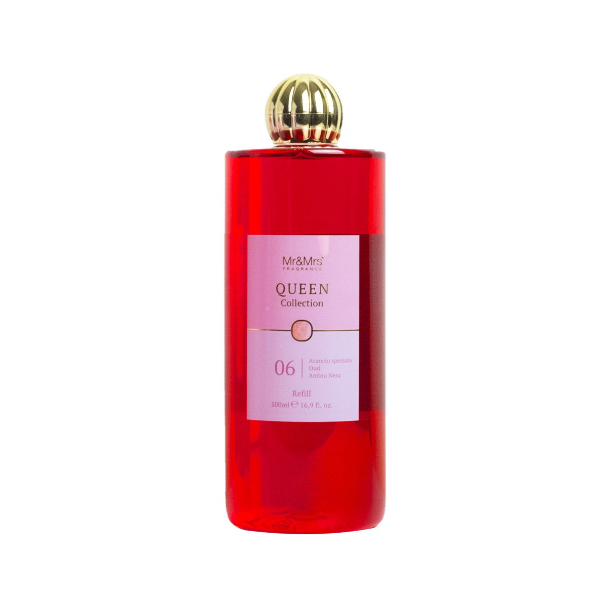 Refill Queen 500 Ml 06 Spicy Bergamotto Foglia di Fico Fava di Tonka Mr&Mrs  Fragrance