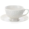 Tazza Te' porcellana Romance Bianca 10,5X6cm Hervit