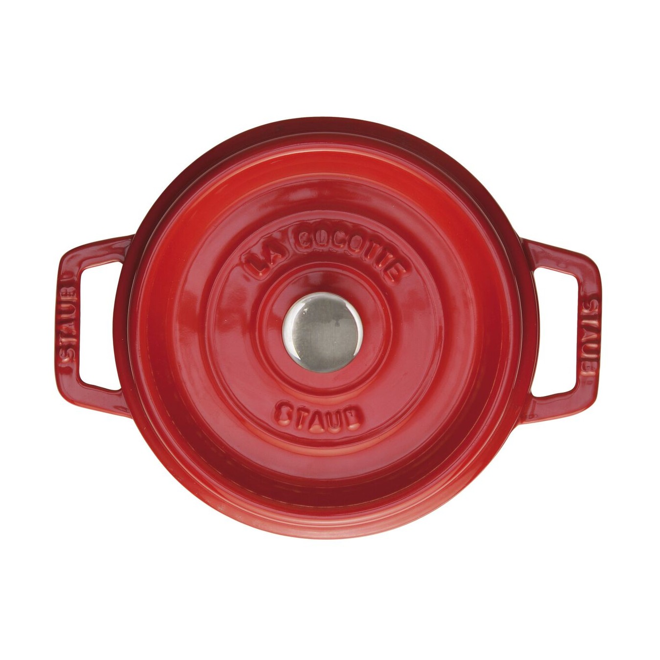 Cocotte In Ghisa 20 Cm Rossa Staub