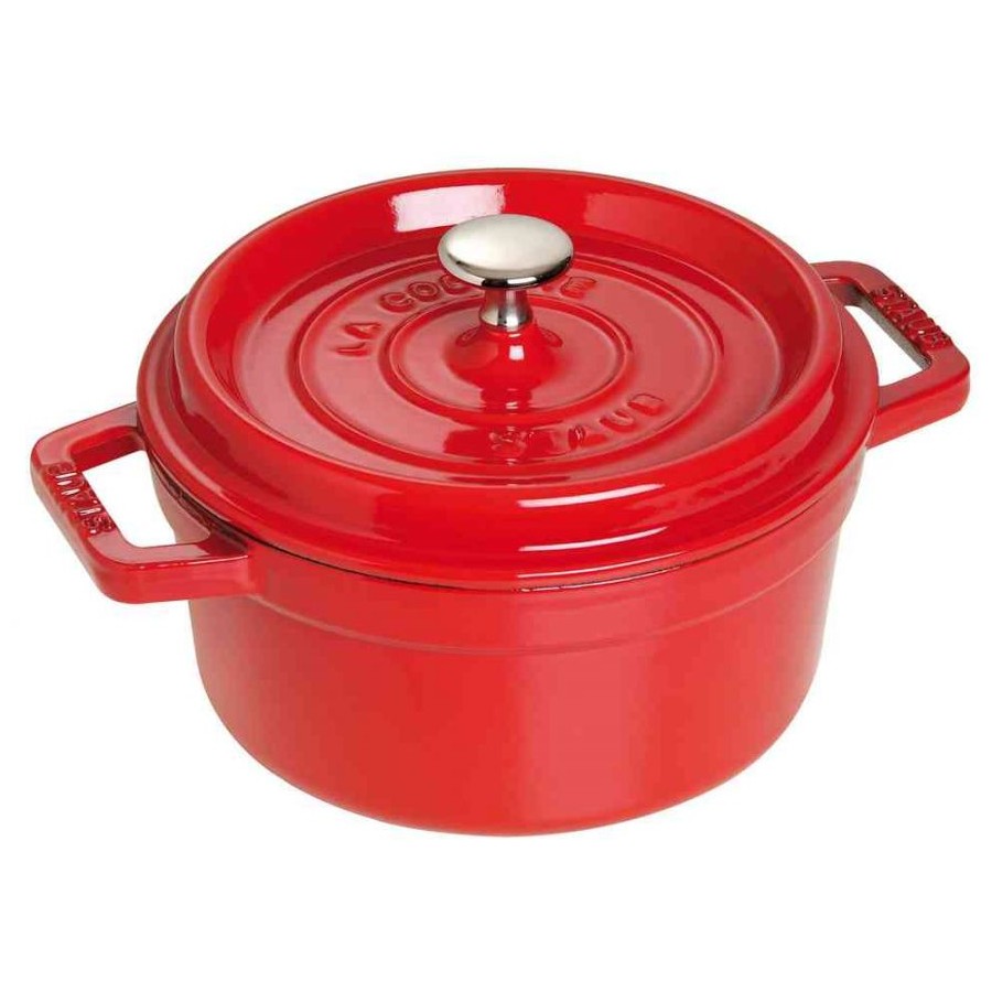 Cocotte In Ghisa 20 Cm Rossa Staub