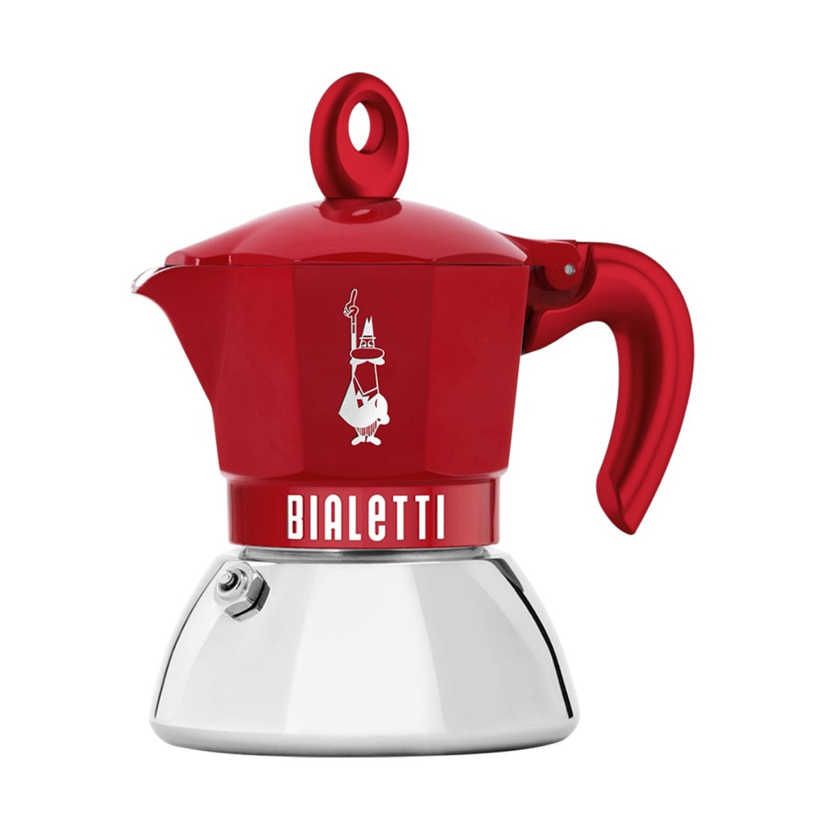 Moka induzione Rossa 4 Tazze Bialetti