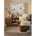 Quadro fiori bianchi con cornice 100x80cm L'Oca Nera