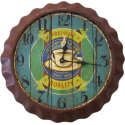 Orologio da muro vintage coffee marrone kare design