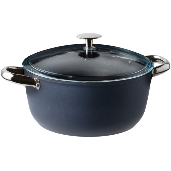 Casseruola con coperchio antiaderente 20cm Midnight Blue Sambonet