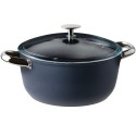 Casseruola con coperchio antiaderente 20cm Midnight Blue Sambonet