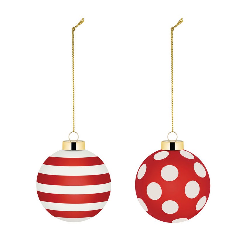 Delight set 2 Palle Natale