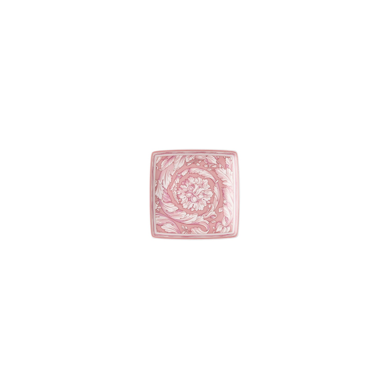 Barocco Rose Coppetta quadrata piana  9 cm