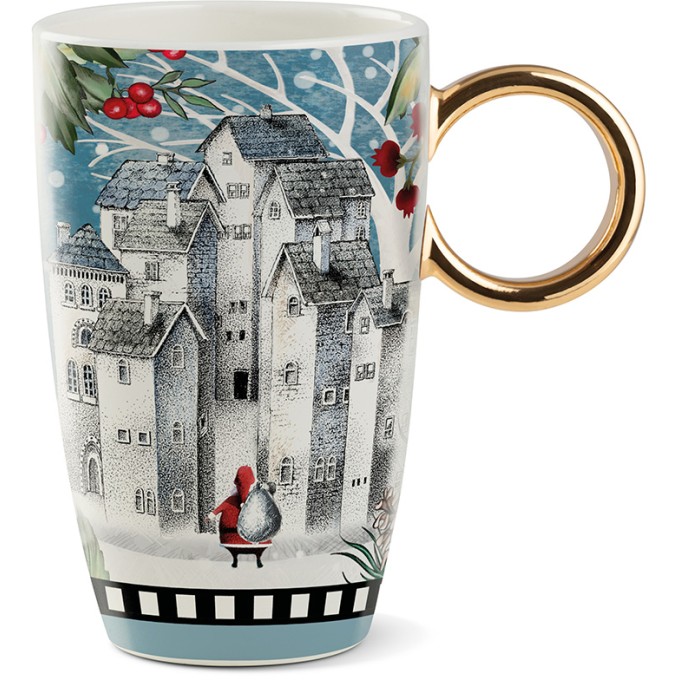 Mug Natale Paesaggio Ml 440