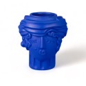 Terracotta Vase Women Blue