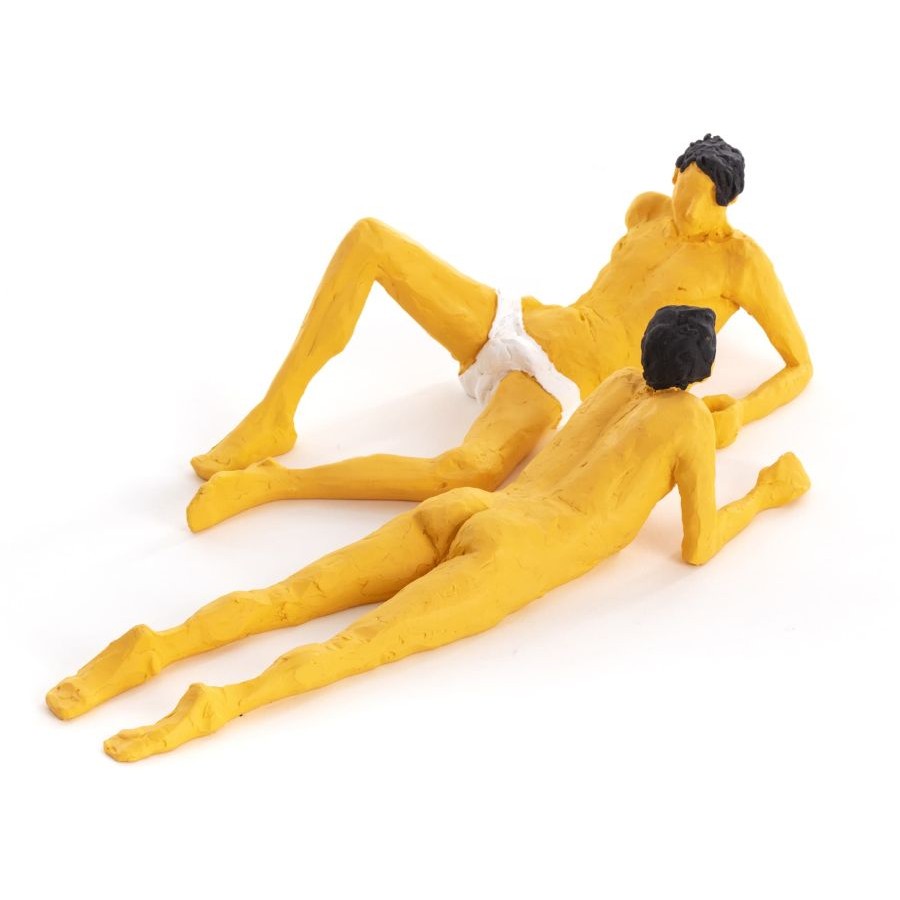 Set 2 Statuette In Resina Love Is A Verb-Jean & Jean