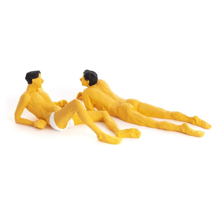 Set 2 Statuette In Resina Love Is A Verb-Jean & Jean