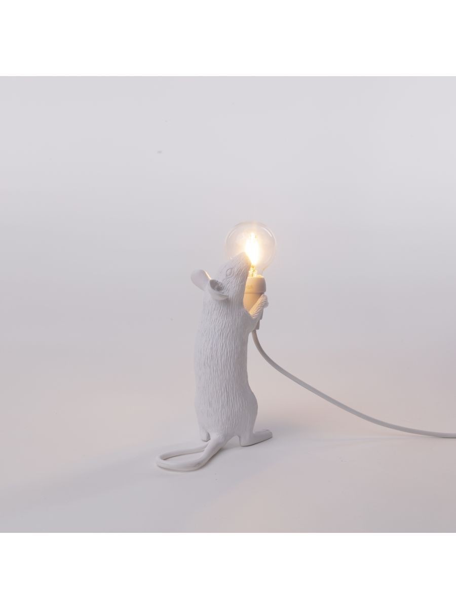 Lampada In Resina Mouse Lamp-Step - In Piedi Usb Seletti