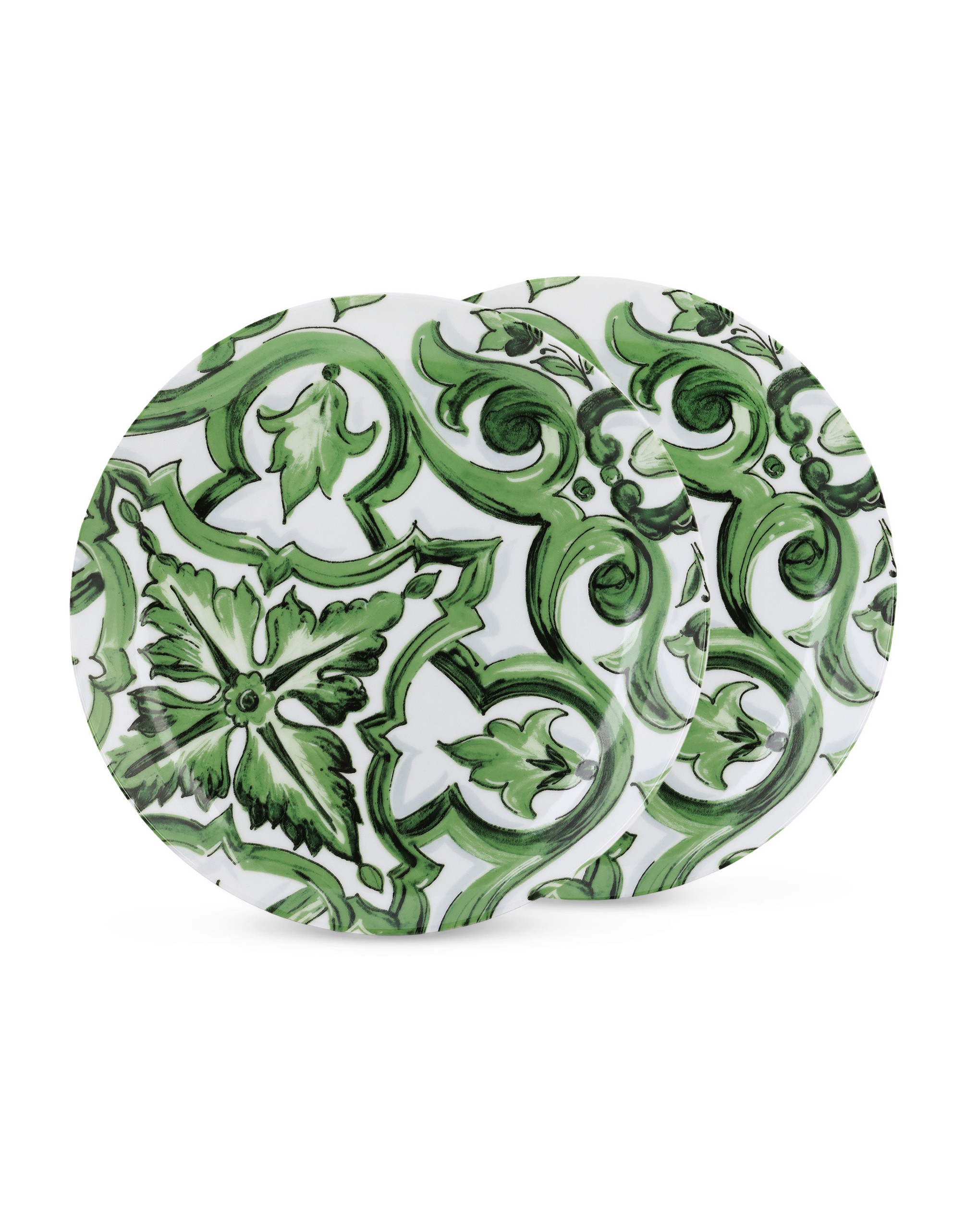 Set 2 piatti 26 cm Maiolica Verde