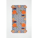 Tablecloth 140X240 Arabesque Corolla Blue