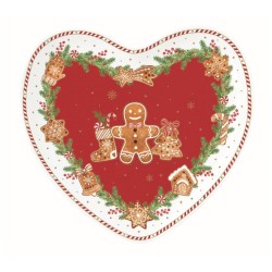 Piatto A Cuore Gingerbread