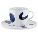 Set 4 tazze caffe con piattino Yunokiware