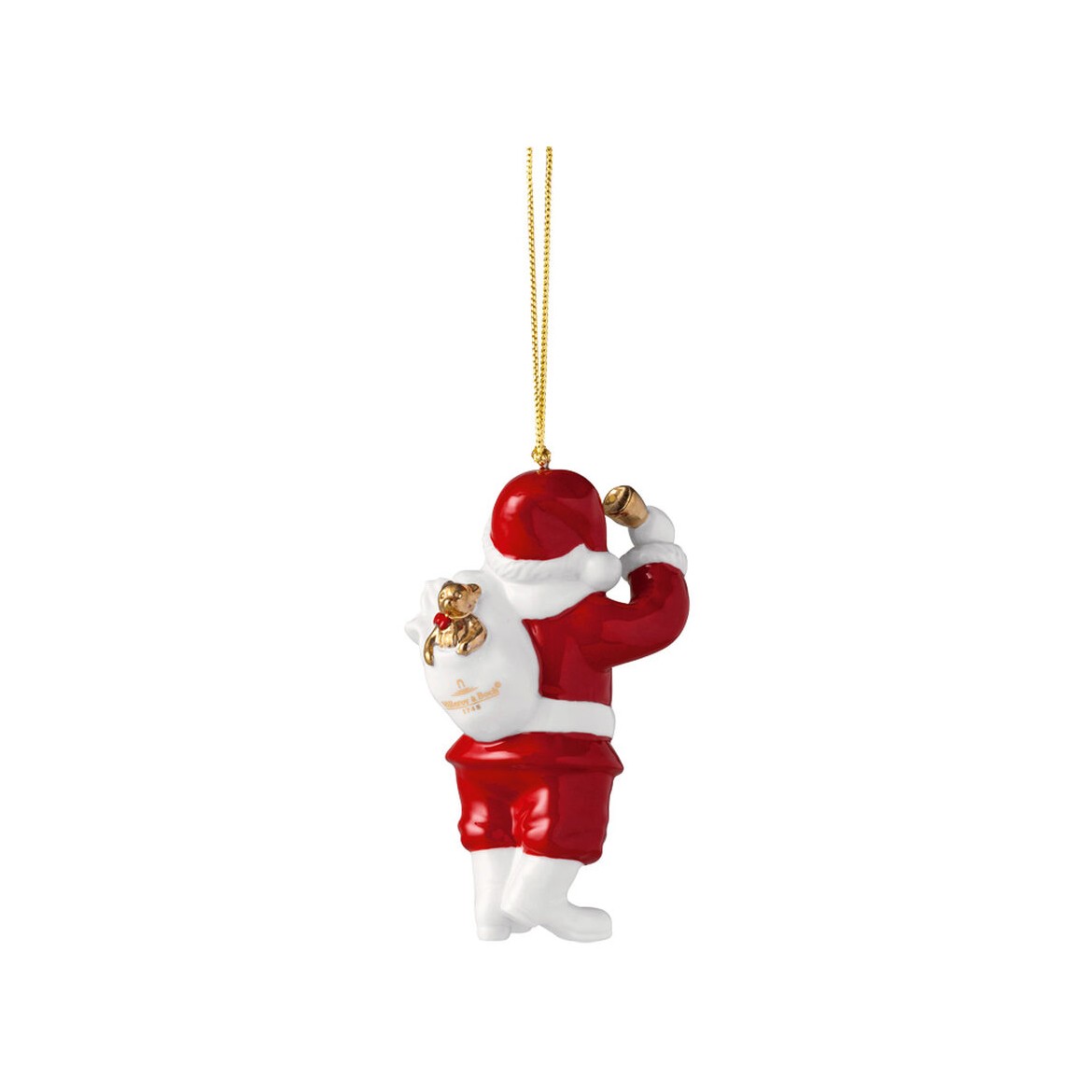 Addobbo per albero Babbo Natale