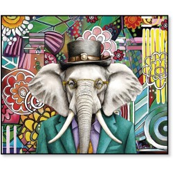 Quadro Elefante Wisdom