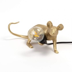 Lampada Mouse Lamp Lop-Gold...