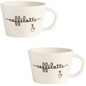 Set 2 Tazze Colazione Caffelatte