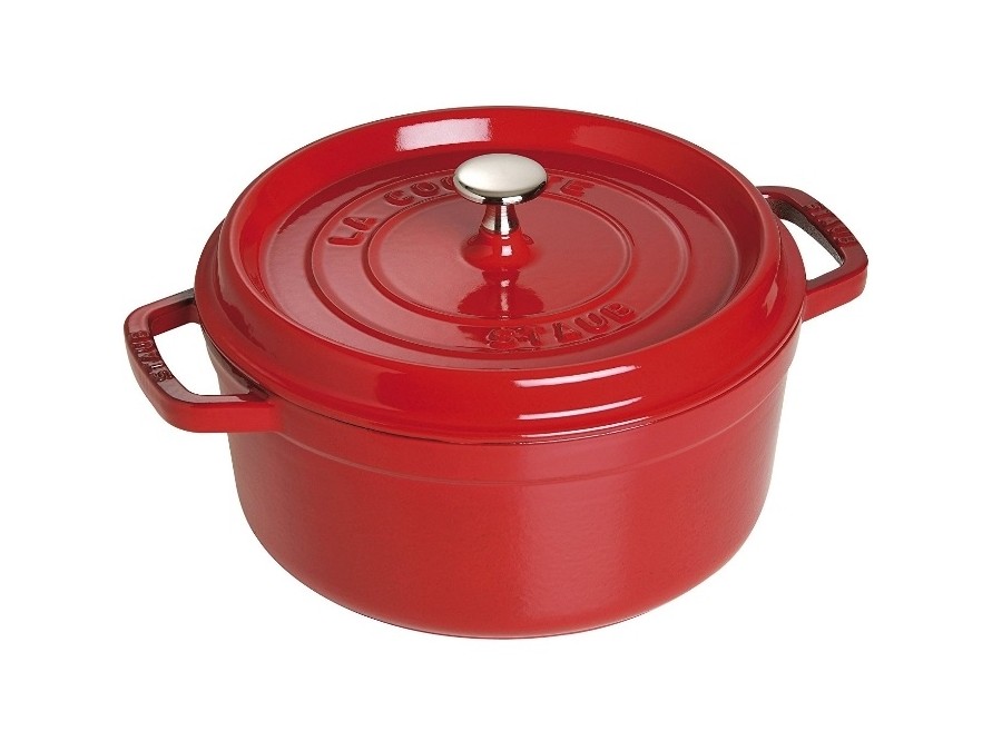 La Cocotte Tonda Rossa Cm 24