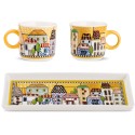 Set 2 Minimug+Vassoio Paese Mio Giallo