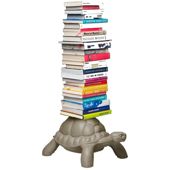 Turtle Carry Bookcase Dove Grey