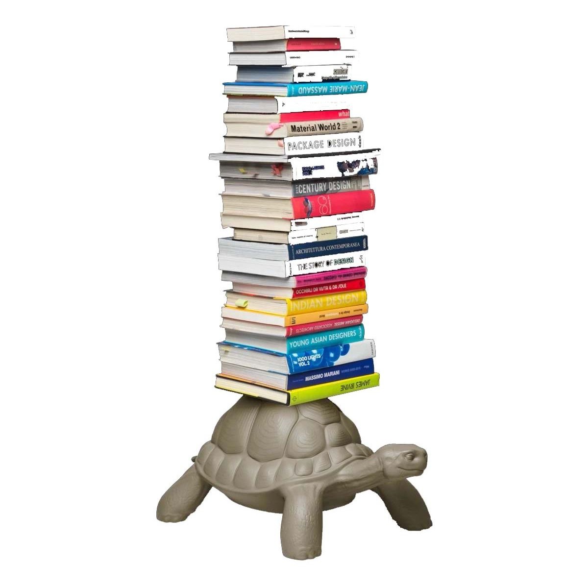 Turtle Carry Bookcase Dove Grey