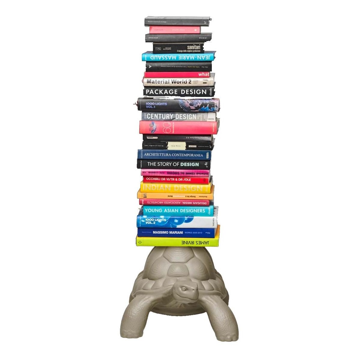 Turtle Carry Bookcase Dove Grey