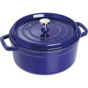 La cocotte tonda blu cm  24 staub