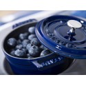 La cocotte tonda blu cm  24 staub